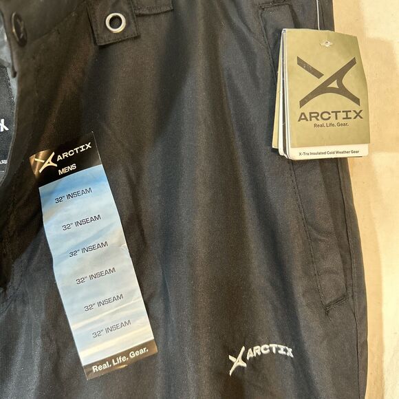 Arctix Men's Essential Snow Pants X-Large/32" Inseam Black - Picture 5 of 10